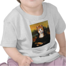 Chat de Mona Lisa T-shirts