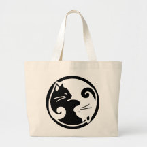 Chat de Yin Yang/Tao de sac fourre-tout à Meow