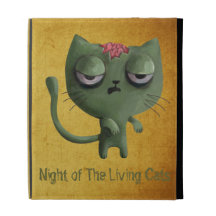 Chat de zombi étui iPad folio