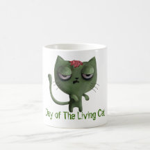 Chat de zombi tasse
