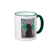 Chat d'onyx tasse