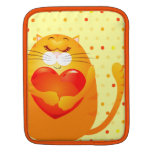 Chat doux dans l'amour, douille d'iPad Poches iPad