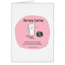 Chat doux et aigre de café de SSPG68-Morning Cartes De Vœux