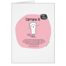Chat doux et aigre de SSPG59-Caffeine salut Cartes