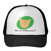 Chat drôle Hats_Who vous appelle un chat ? Casquettes De Camionneur
