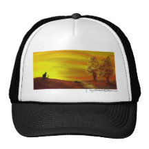 Chat en automne - Autumneve Casquette De Camionneur