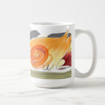 chat et oiseau tasse