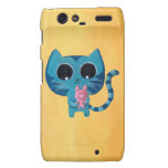 Chat et porc mignons de Kitty Droid RAZR Case