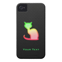 Chat lisse coques iPhone 4 Case-Mate