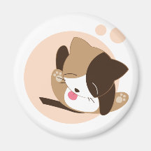 Chat mignon aimant pour réfrigérateur