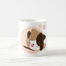 Chat mignon tasses
