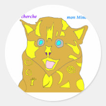 CHAT MINOU 1.PNG ADHÉSIF