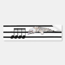 Chat musical du Bengale Adhésifs Pour Voiture