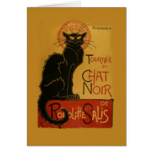 Chat noir de Tournee de Chat Noir Carte