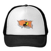 chat noir Halloween Casquette De Camionneur