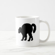 chat noir Halloween Tasse À Café