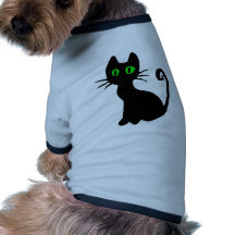 Chat noir manteaux pour chien