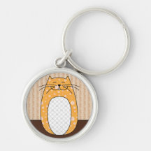 "Chat orange" Keychain Porte-clé