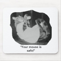 Chat paresseux tapis de souris