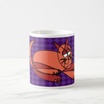 chat paresseux tasses