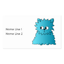 Chat persan. Sarcelle d'hiver Modèles De Cartes De Visite