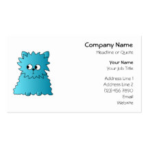 Chat persan. Sarcelle d'hiver Cartes De Visite Personnelles