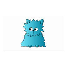 Chat persan. Sarcelle d'hiver Modèles De Cartes De Visite