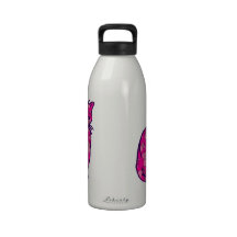 Chat rose de Kitty Bouteilles D'eau Réutilisables