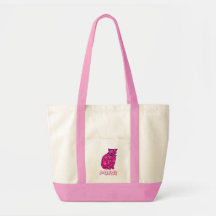 Chat rose de Kitty Sac En Toile