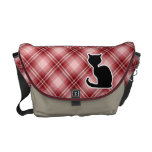 Chat rouge de plaid besace