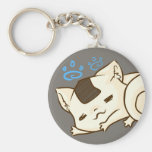Chat somnolent Keychain (Brown) d'Onigiri Porte-clefs