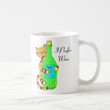 Chat Winey, "je tasse de café, de thé ou de vin pr