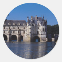 Château de Chenonceau, le Val de Loire, France Adhésifs Ronds