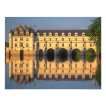 Château de Chenonceau, rivière Cher, Loir-et-Cher, Impressions Photo