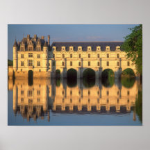 Château de Chenonceau, rivière Cher, Loir-et-Cher, Affiches