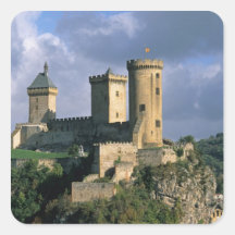 Château de Comtal de château des comptes de Stickers Carrés