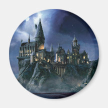 Château de Hogwarts la nuit Aimants Pour Réfrigérateur
