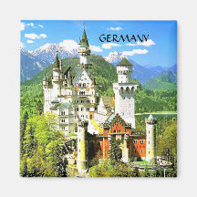 CHÂTEAU DE NEUSCHWANSTEIN, ALLEMAGNE MAGNETS POUR RÉFRIGÉRATEUR