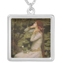 Château d'eau d'Ophélie (par l'étang) JW, art vict Pendentif