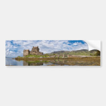 Château d'Eilean Donan de panorama vu des sud Autocollants Pour Voiture