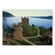 Château d'Urquhart, Loch Ness, Ecosse Cartes De Vœux