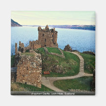 Château d'Urquhart, Loch Ness, Ecosse Magnets Pour Réfrigérateur