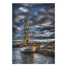 Château grand HDR de Picton de bateau Faire-parts
