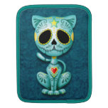 Chaton de sucre de zombi, bleu housses iPad
