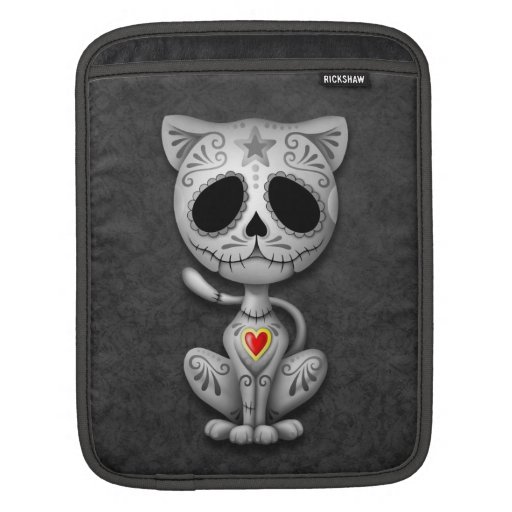 Chaton de sucre de zombi, foncé housses iPad