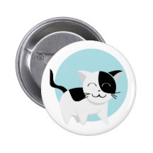 Chaton mignon pin's avec agrafe