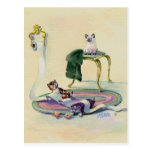 CHATONS dans la SALLE DE BAINS par SHARON SHARPE Carte Postale