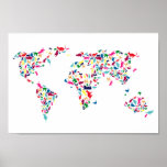chats de l'affiche du monde posters