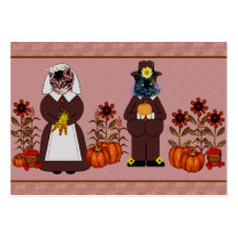 Chats de thanksgiving cartes de visite professionnelles