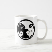 Chats de Yin Yang Mug À Café